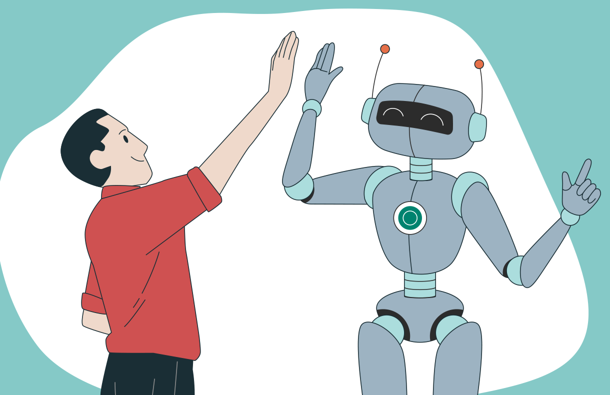 Human and AI collaboration