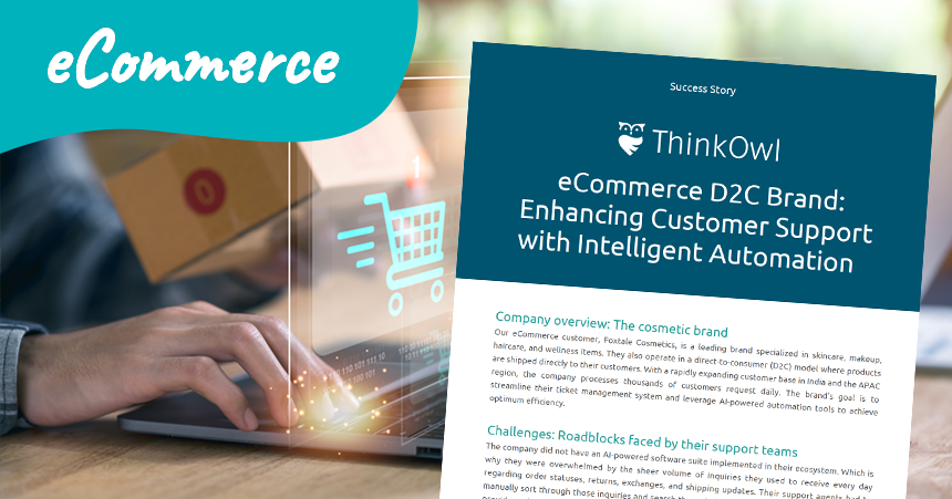 eCommerce d2c brand customer support - a case study