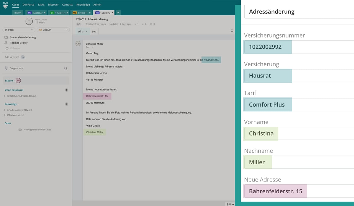AI supported email response management with OwlDesk