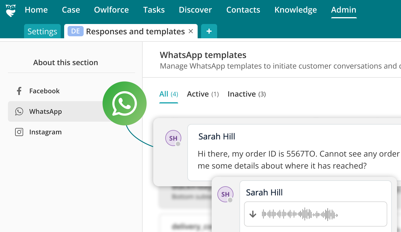 WhatsApp channel