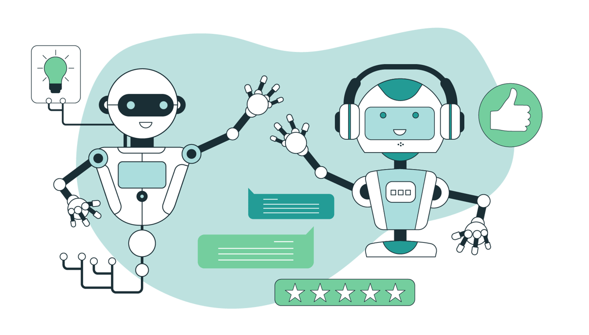 Robotic process automation combined with artificial intelligence