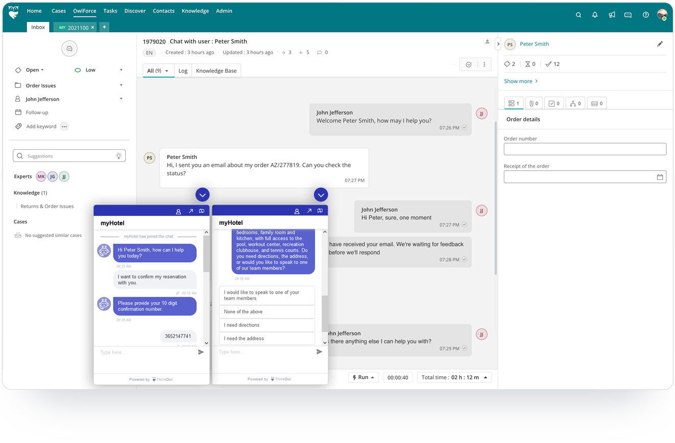 AI-powered chat software for customer service teams | OwlDesk