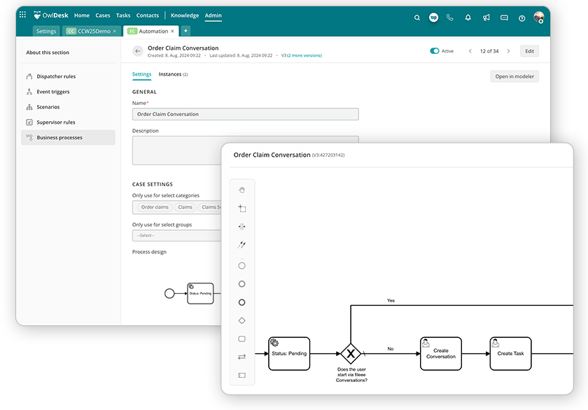 workflow automation and business processes